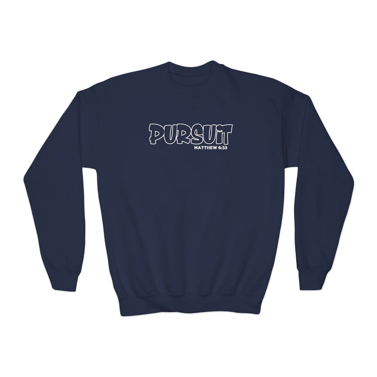 YOUTH - Basic Crewneck Pullover Sweatshirt - PURSUIT