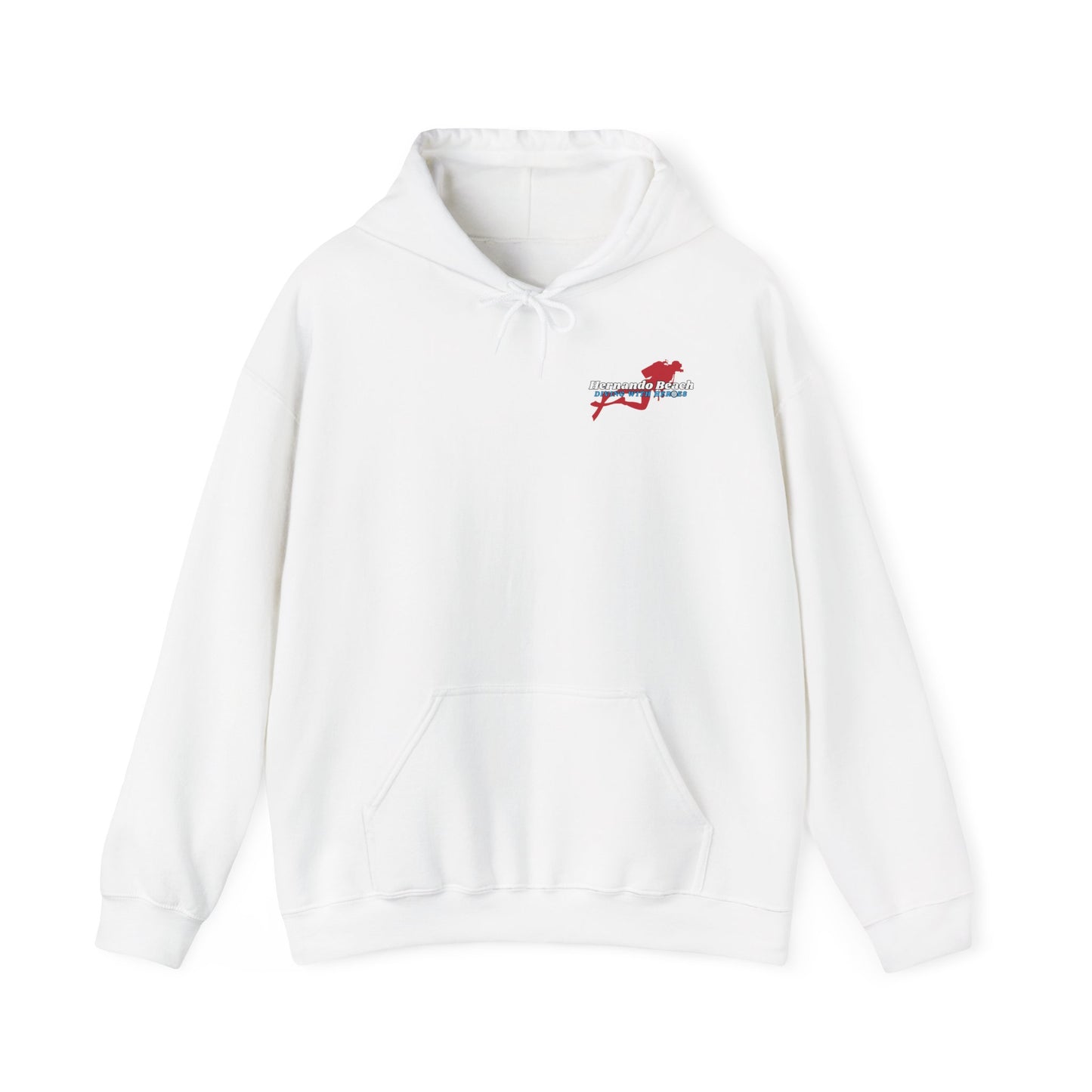 Classic Pullover Hoodie - Hernando Beach Diving - Front & Back Print