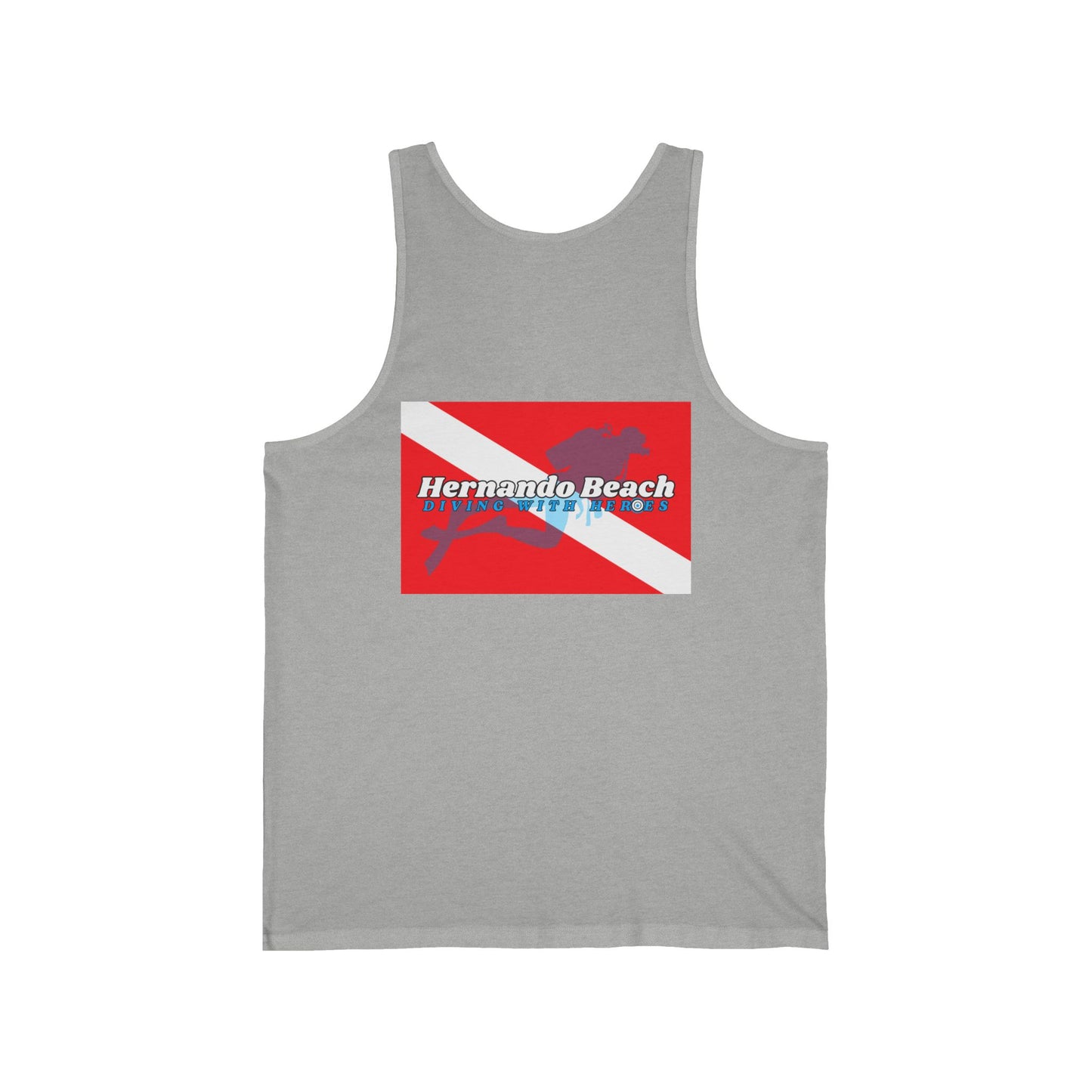 Unisex Jersey Tank - Hernando Beach Diving - Front & Back Print