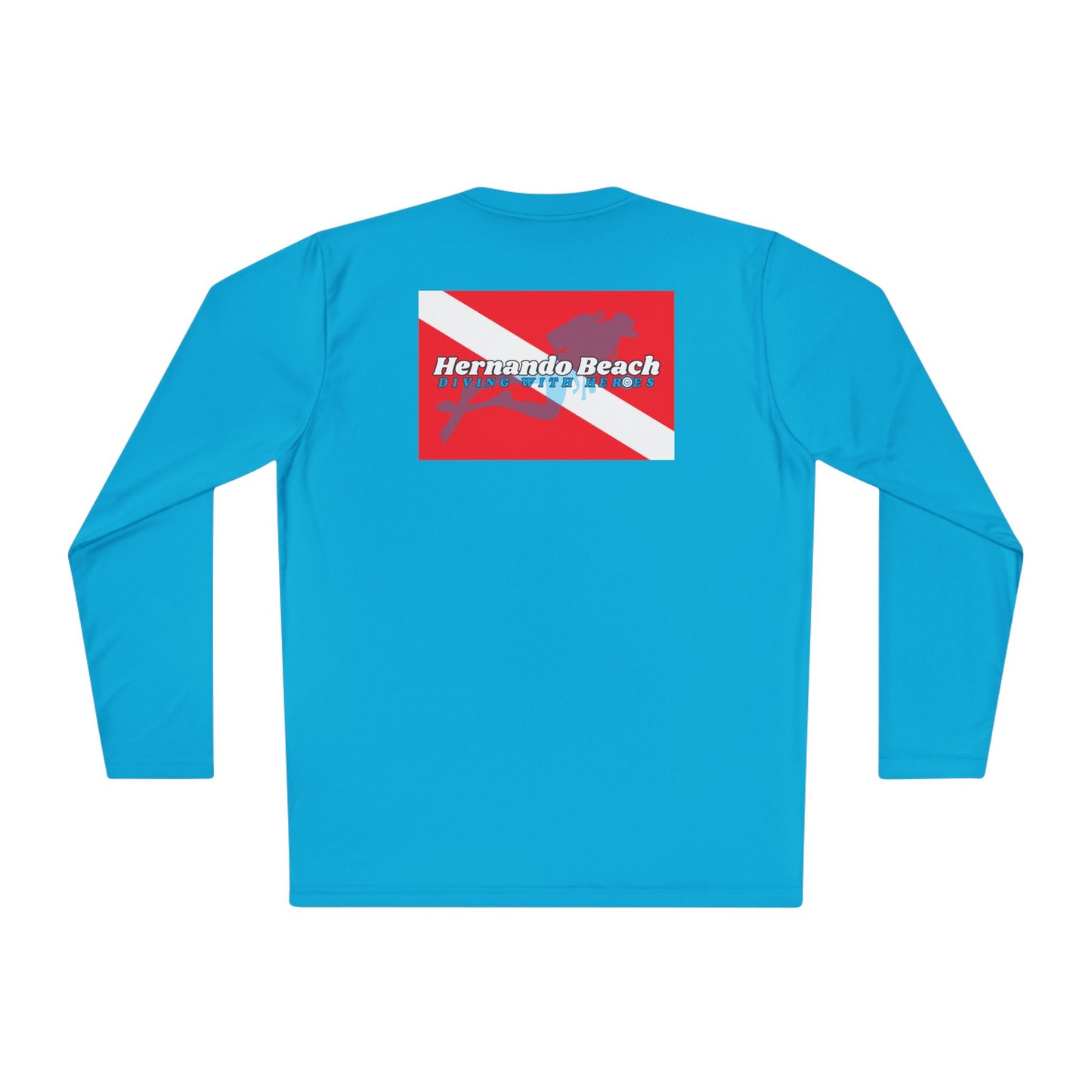 Moisture Wicking Long Sleeve Tee - Hernando Beach Diving - Front & Back Print