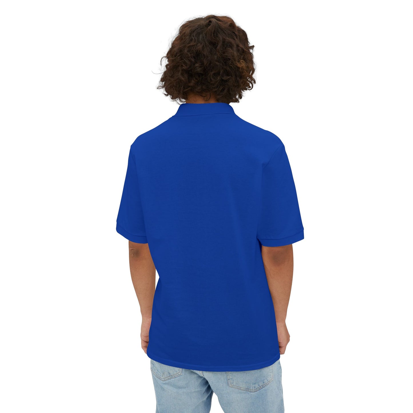 Men's Black Polo Shirt - Classic Golf & Workwear