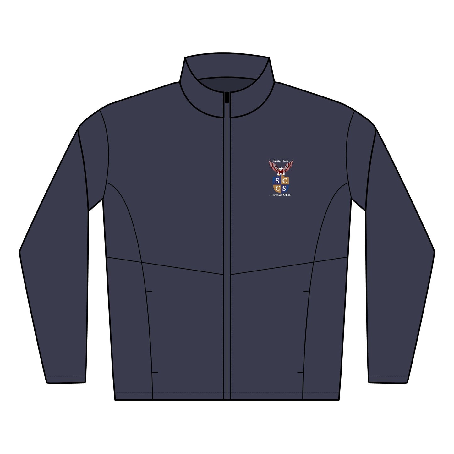 ADULT - Basic Jacket - Santa Clara Crest