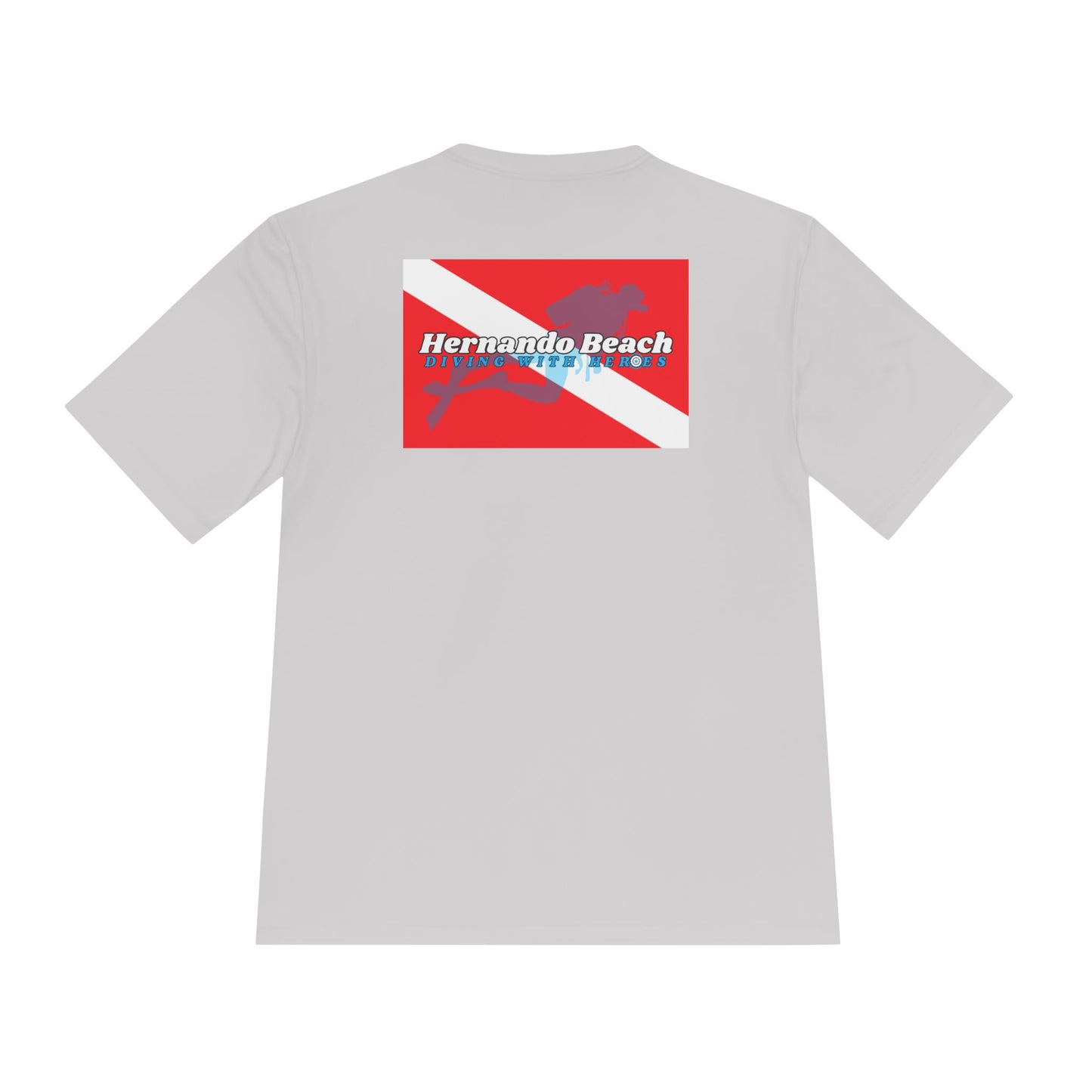 Moisture Wicking Tee - Hernando Beach Diving - Front & Back Print