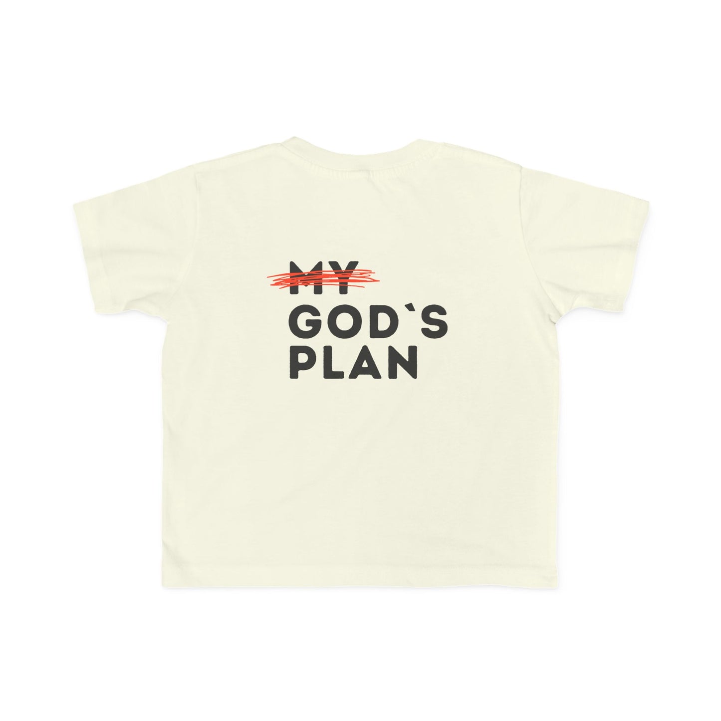 Toddlers - Basic tee - GOD's Plan - BBA