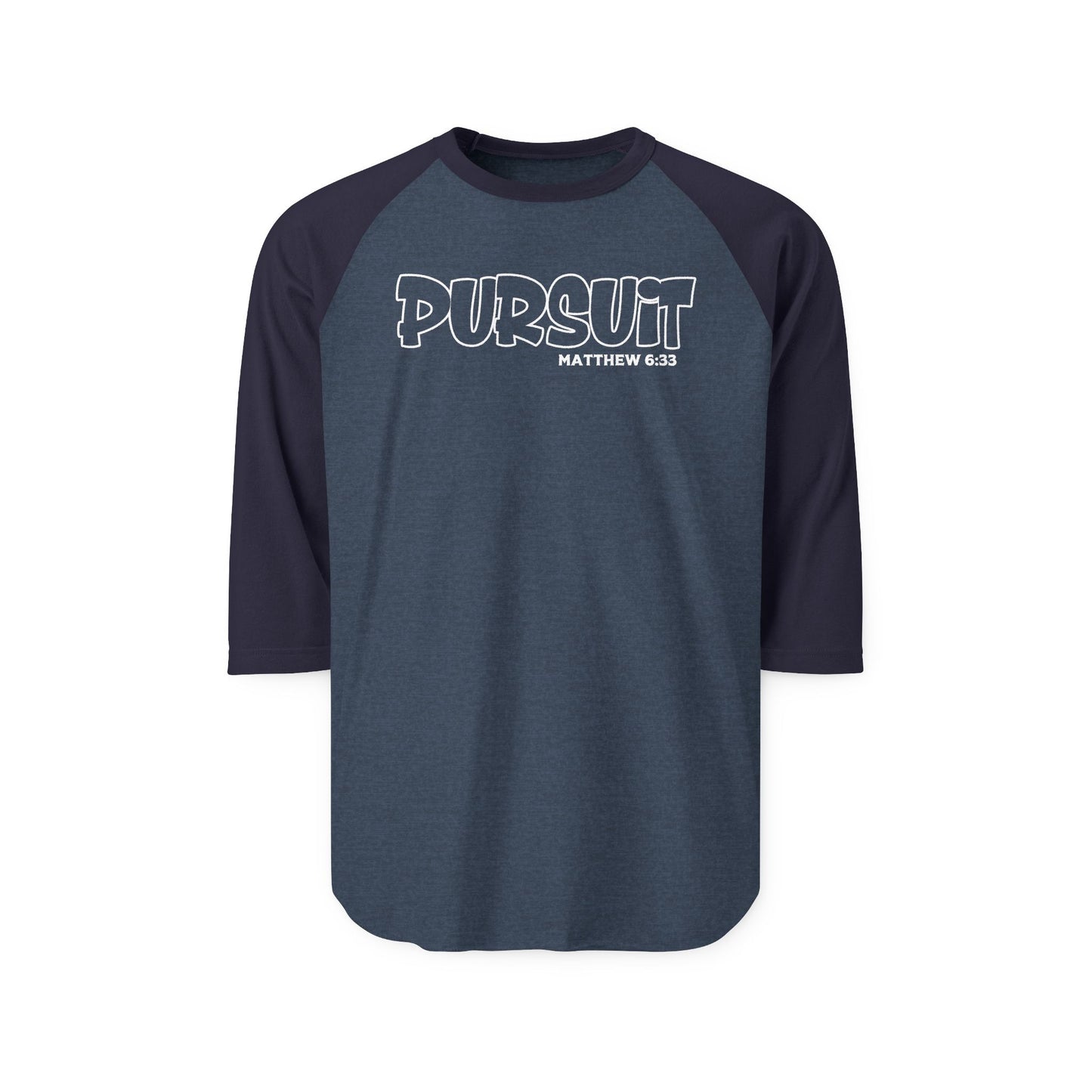 ADULT - 3/4 Sleeve Raglan Shirt - PURSUIT