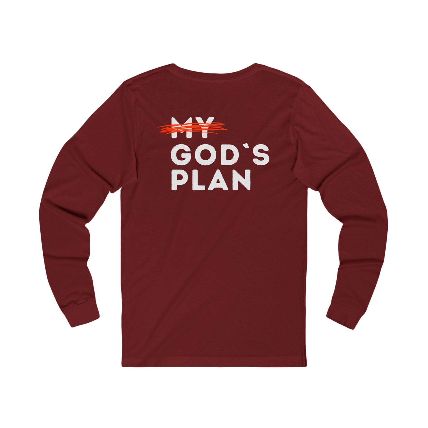ADULT - Basic Long sleeve - GOD's Plan - BBA