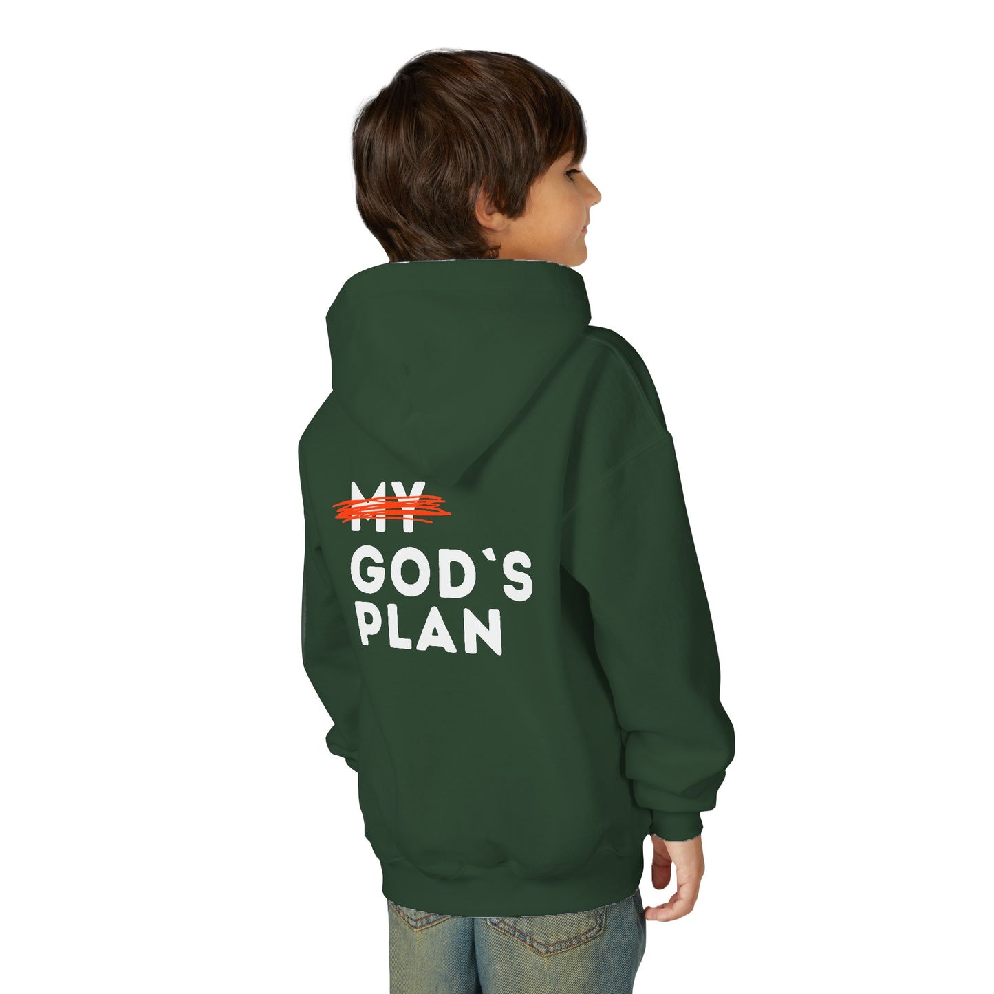 YOUTH - Basic Hoodie - GOD'S Plan- BBA