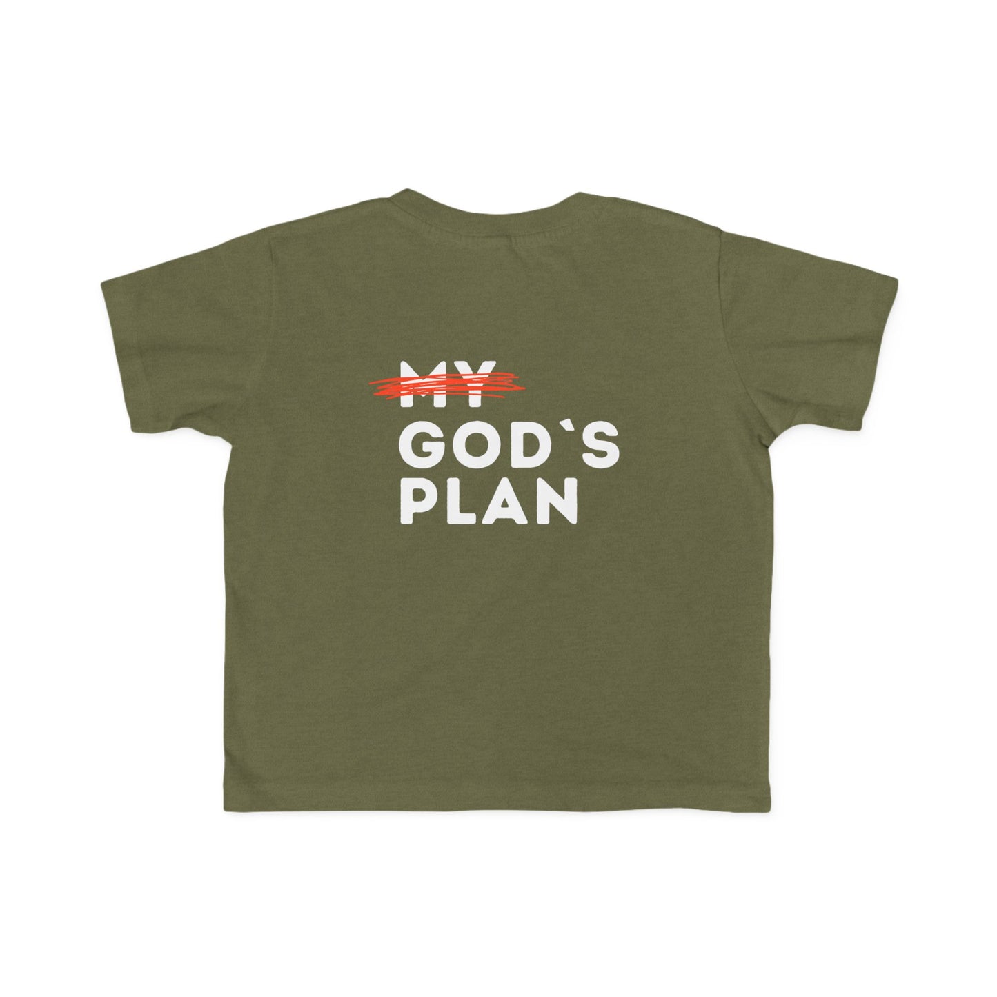 Toddlers - Basic tee - GOD's Plan - BBA