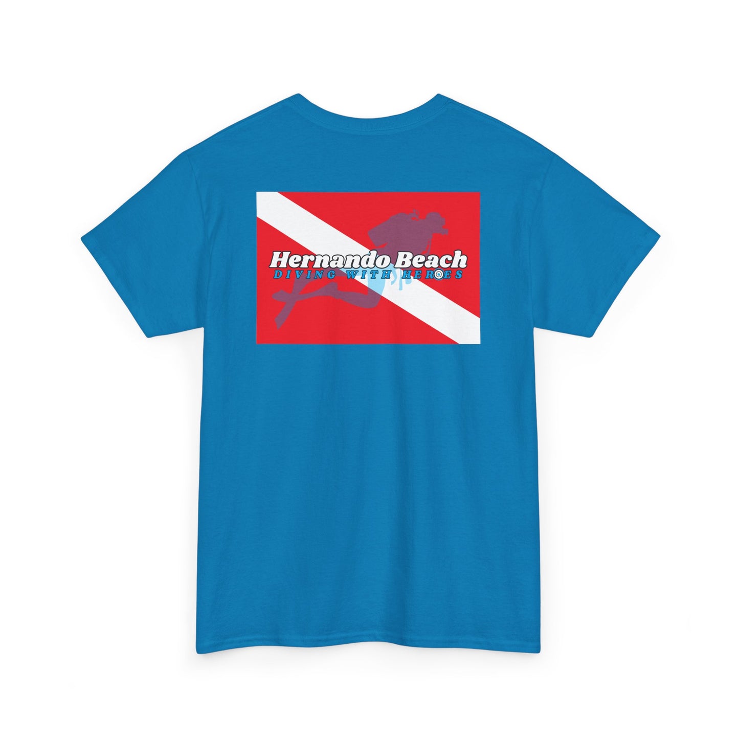 Basic Cotton T-Shirt - Hernando Beach Diving - Front & Back Print