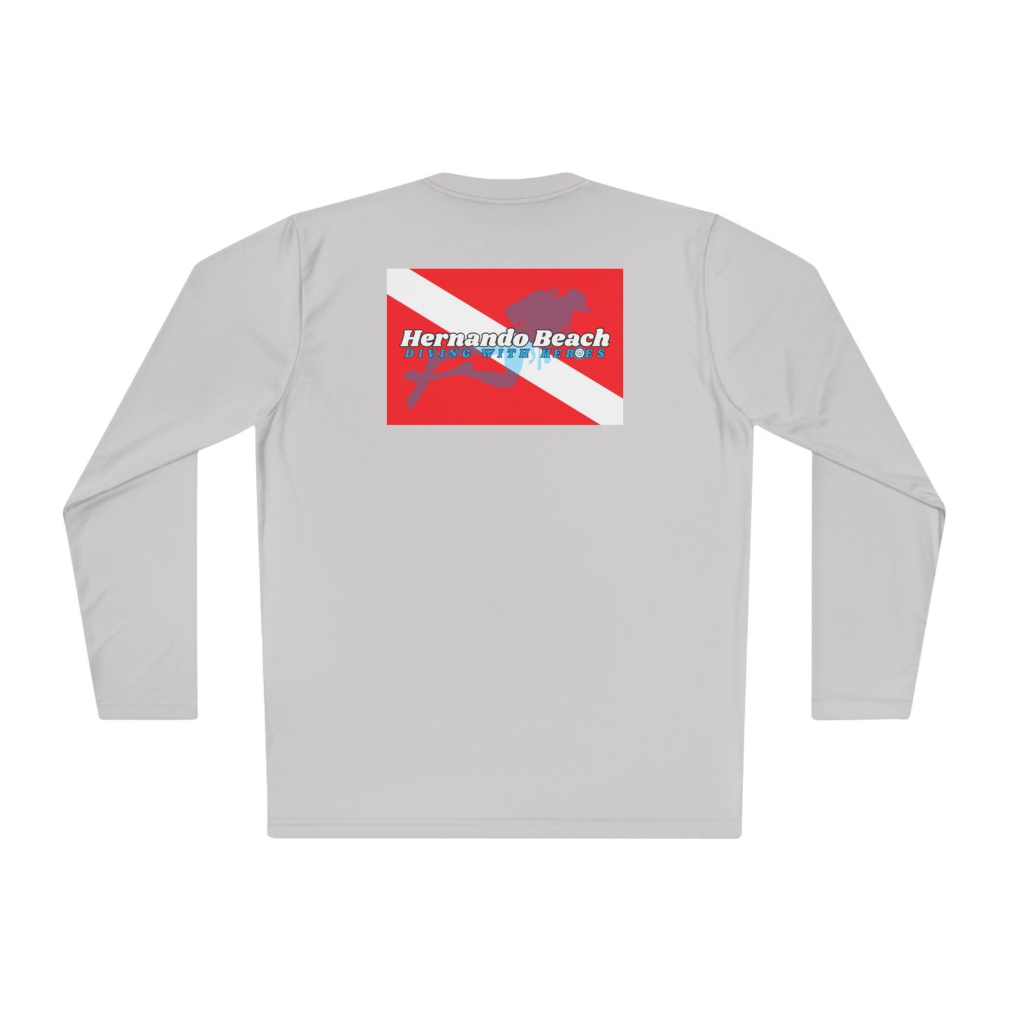 Moisture Wicking Long Sleeve Tee - Hernando Beach Diving - Front & Back Print