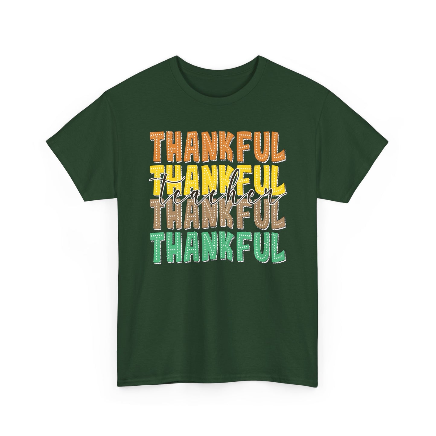Thankful Teacher Shirt | Fall Teacher T-Shirt | Gildan Teacher Tee | Thanksgiving Teacher Outfit | Teacher Appreciation Gift