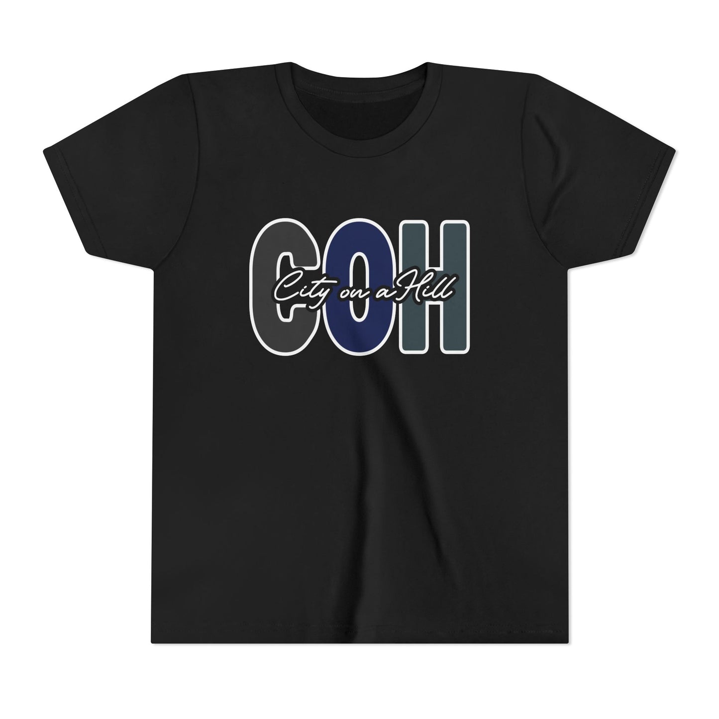 YOUTH - Premium Cotton Short Sleeve T-Shirt - City on a Hill