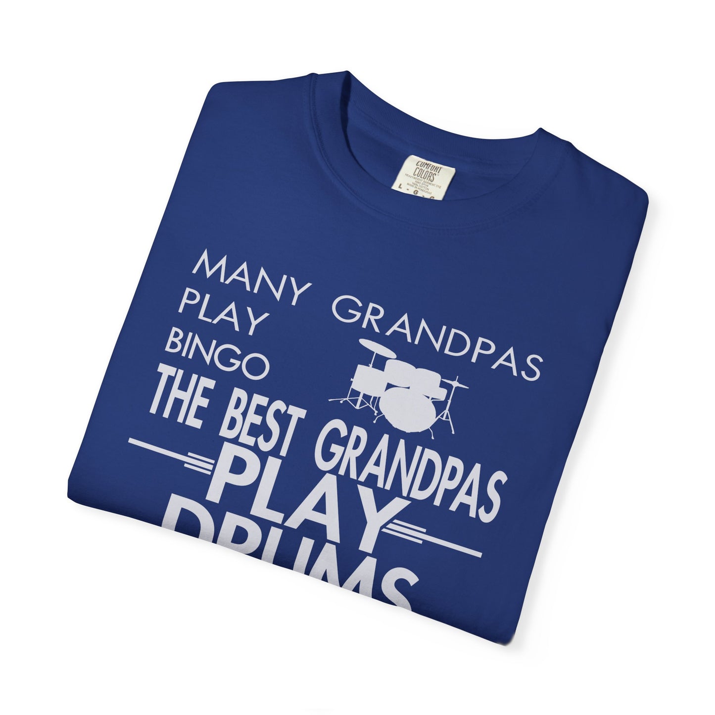 Grandpa Drummer Shirt, Funny Grandpa Drum Tee, Drummer Gift for Grandpa, Percussion T-Shirt, Music Lover Gift, Drum Set Tee for Men