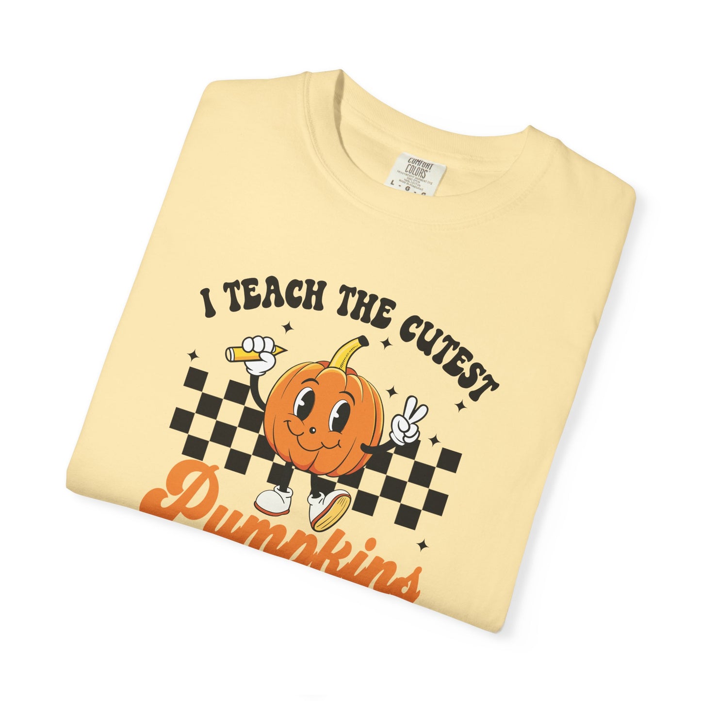 Comfort Colors Teacher Fall Shirt | I Teach The Cutest Pumpkin T-Shirt | Thanksgiving Teacher Tee | Cute Autumn Classroom Shirt