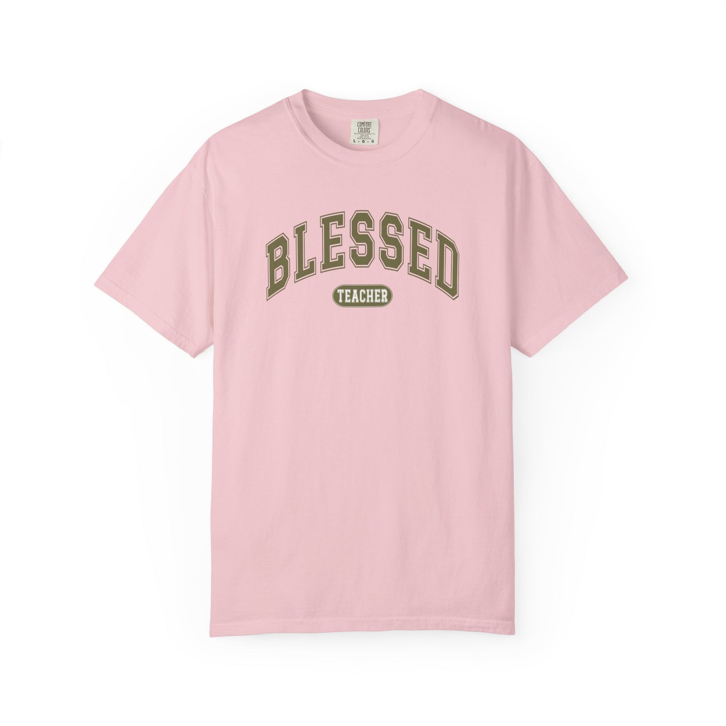 Comfort Colors Blessed Teacher Shirt | Inspirational Teacher T-Shirt | Cute Teacher Graphic Tee | Unisex Teacher Gift