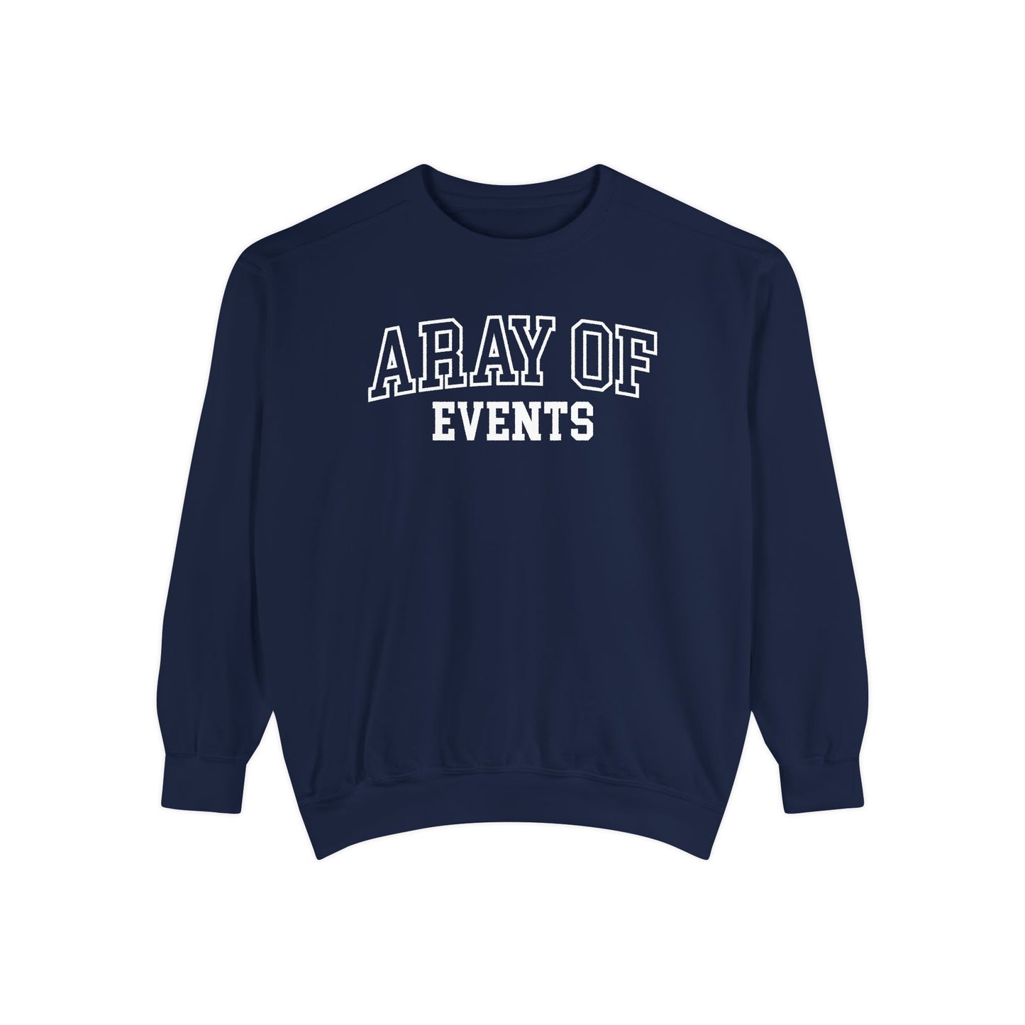 Relaxed Fit Crewneck Pullover Sweatshirt - Aray of Events