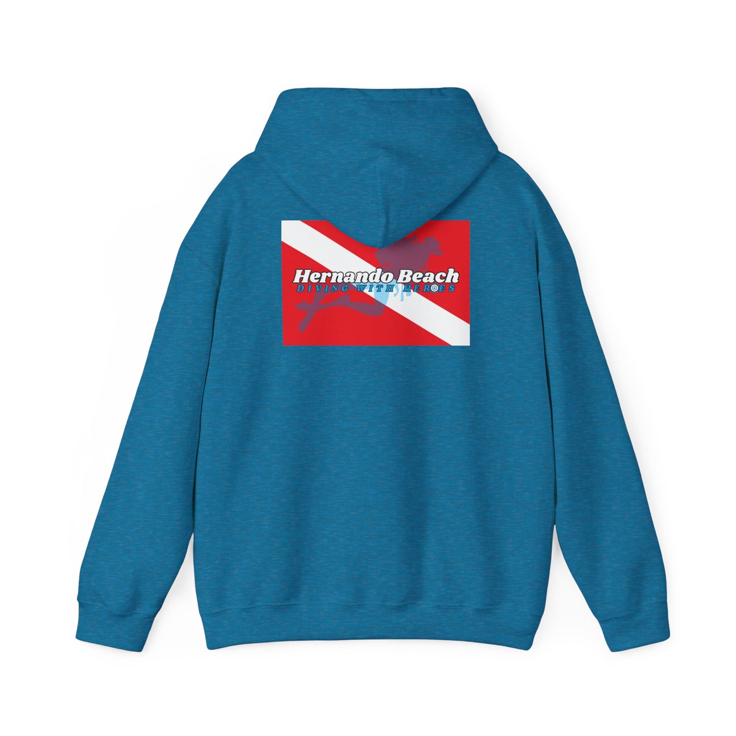Classic Pullover Hoodie - Hernando Beach Diving - Front & Back Print