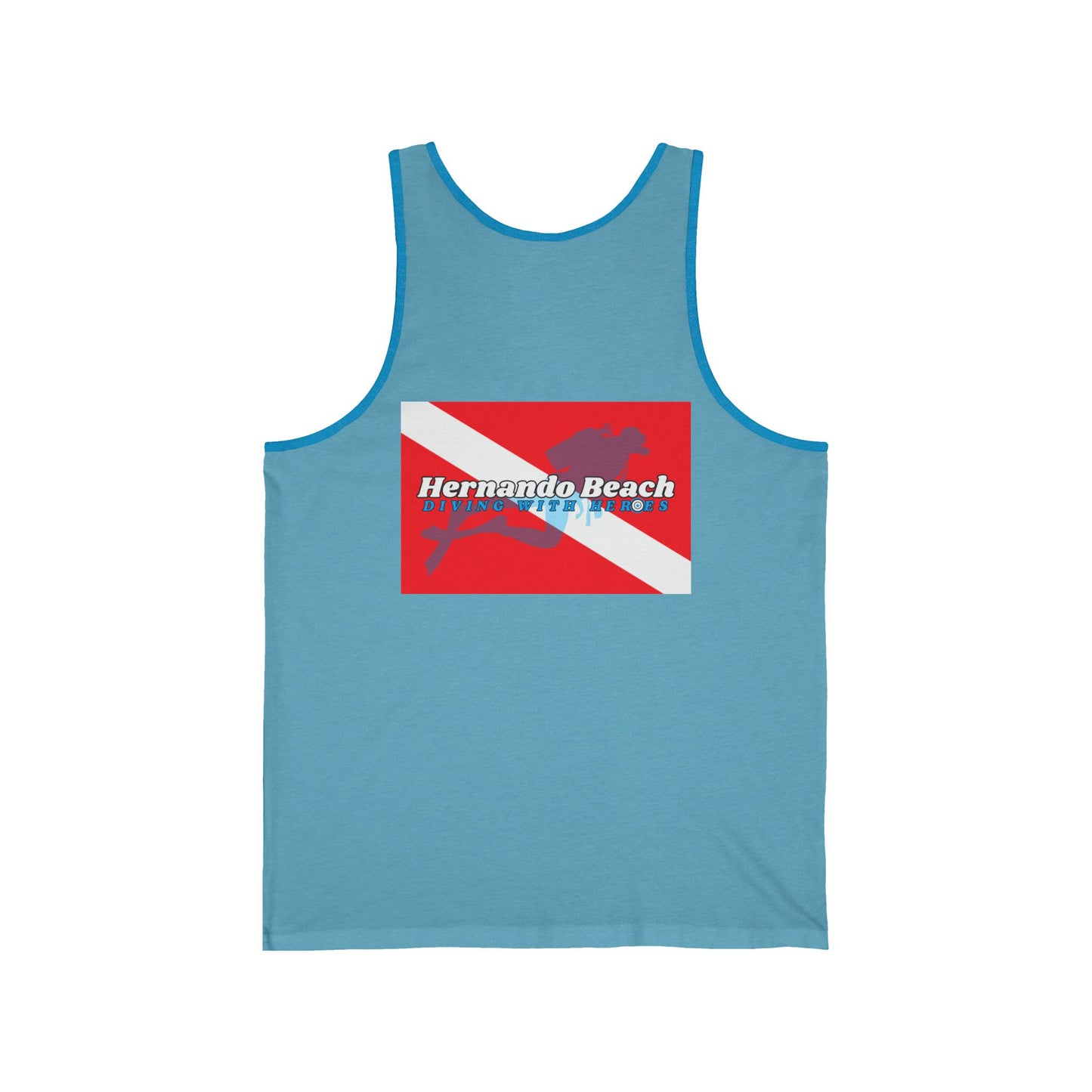 Unisex Jersey Tank - Hernando Beach Diving - Front & Back Print