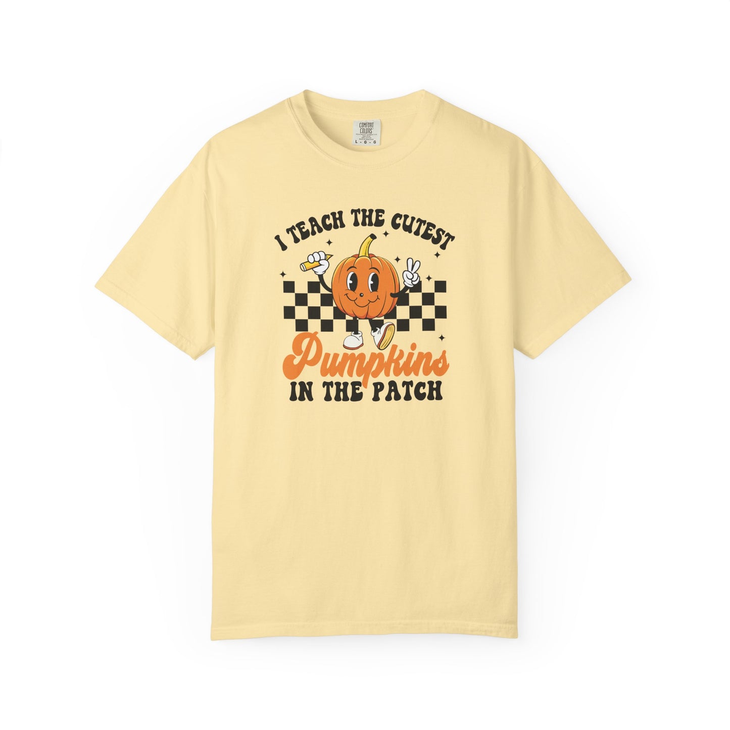 Comfort Colors Teacher Fall Shirt | I Teach The Cutest Pumpkin T-Shirt | Thanksgiving Teacher Tee | Cute Autumn Classroom Shirt
