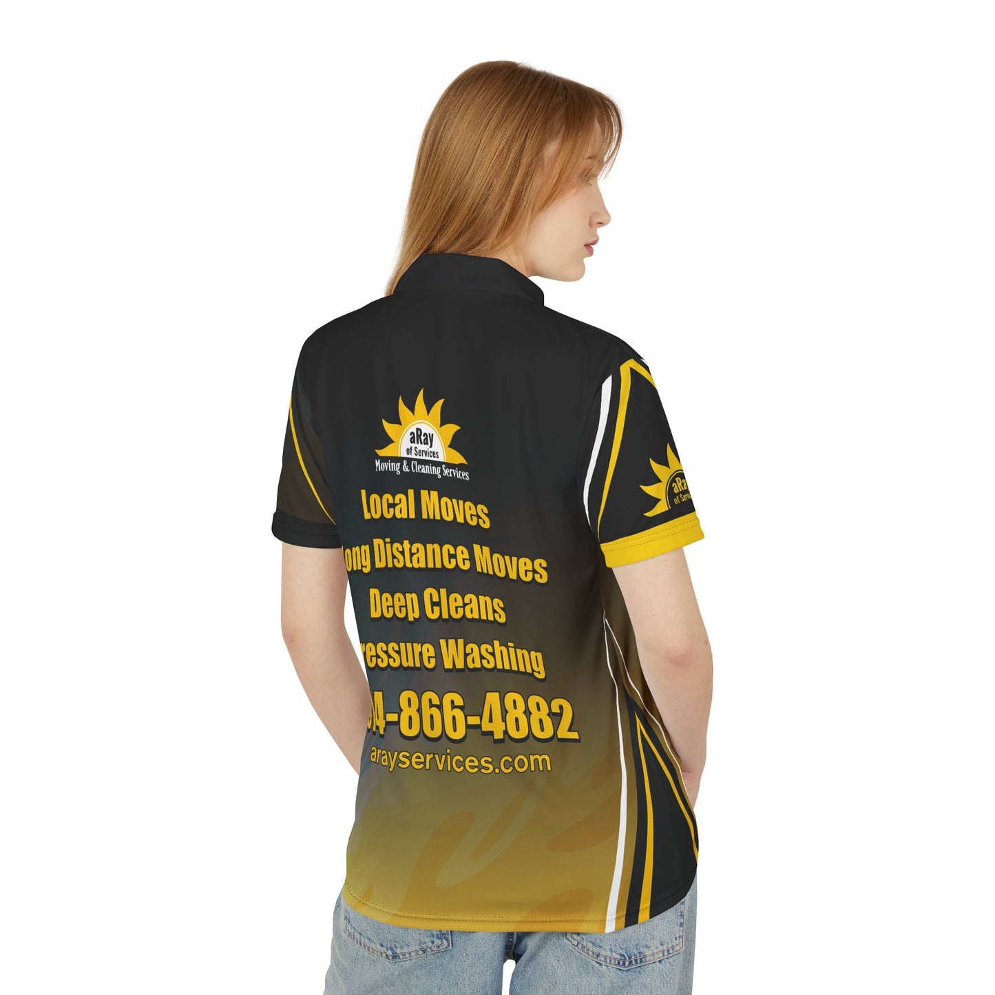 Full Dye Sub Polo Shirt - Aray of Services