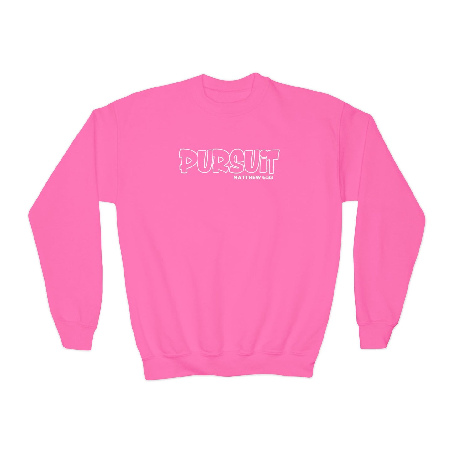 YOUTH - Basic Crewneck Pullover Sweatshirt - PURSUIT