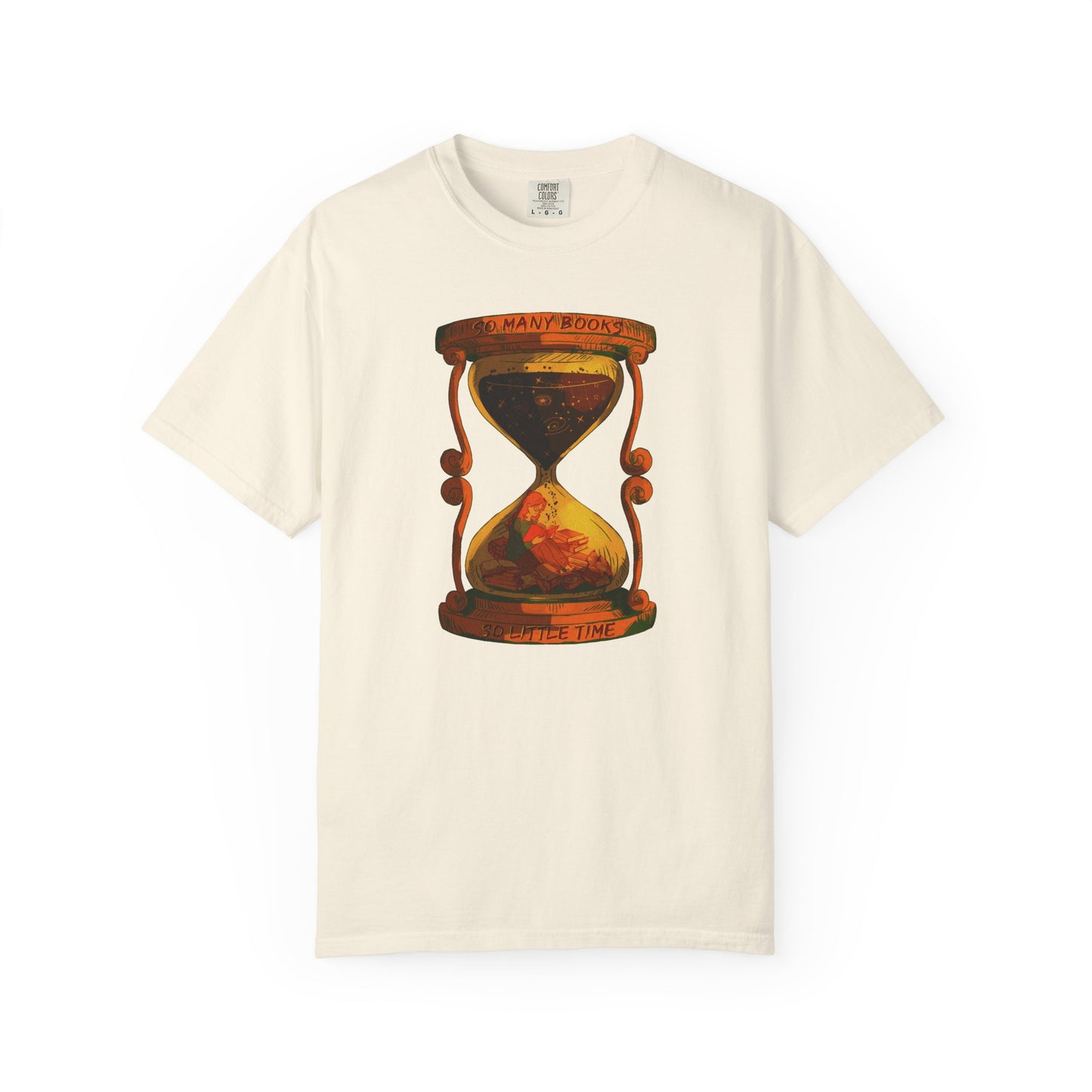 Comfort Colors Book Shirt | So Many Books So Little Time T-Shirt | Funny Reading Tee | Unisex Book Lover Gift for Readers