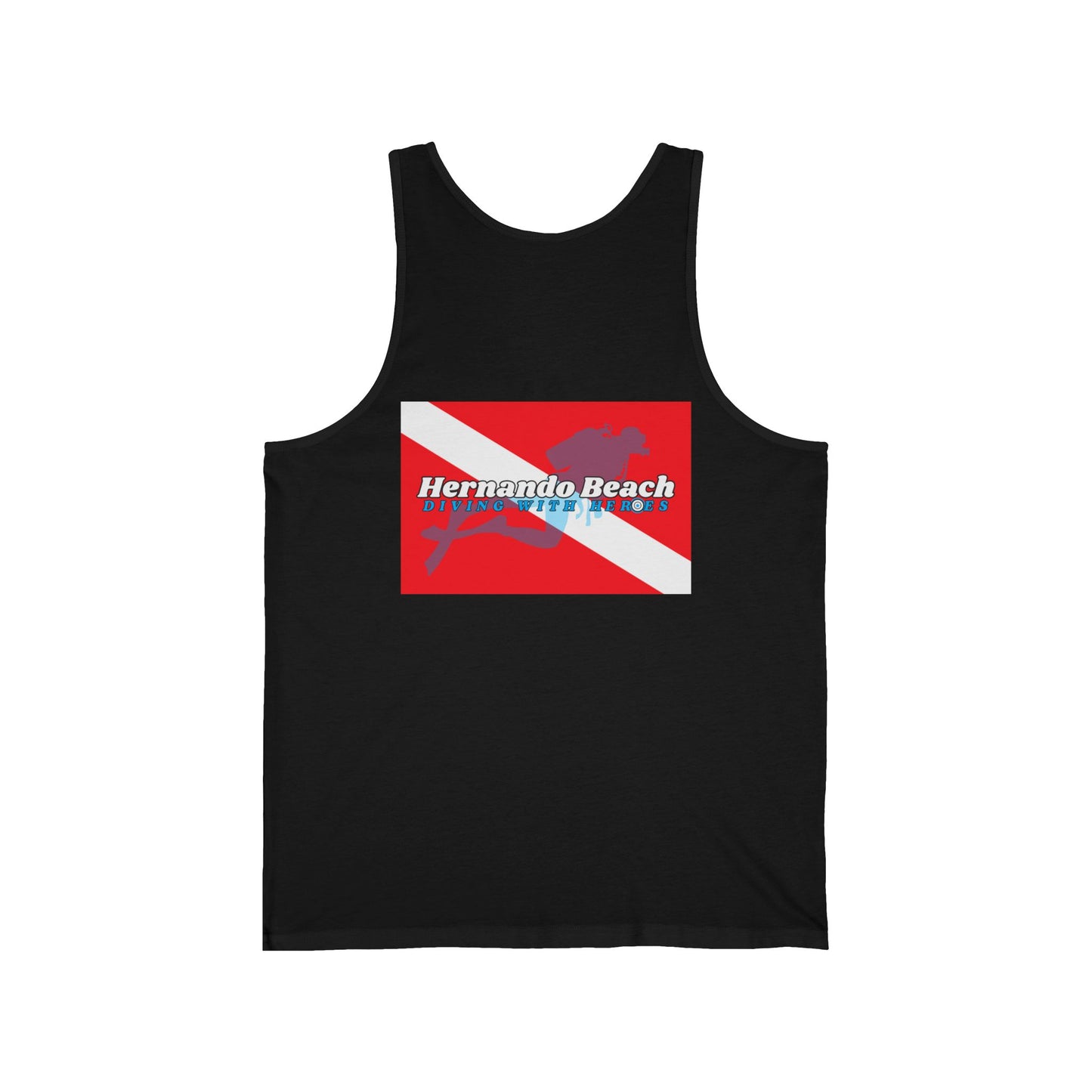 Unisex Jersey Tank - Hernando Beach Diving - Front & Back Print