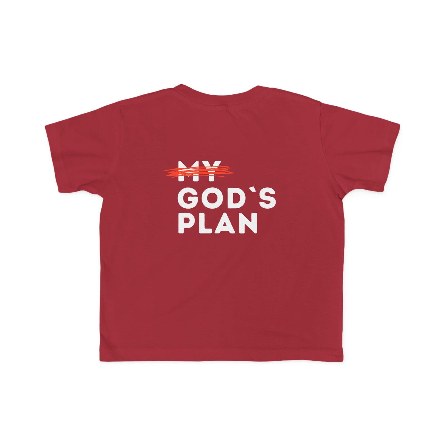 Toddlers - Basic tee - GOD's Plan - BBA
