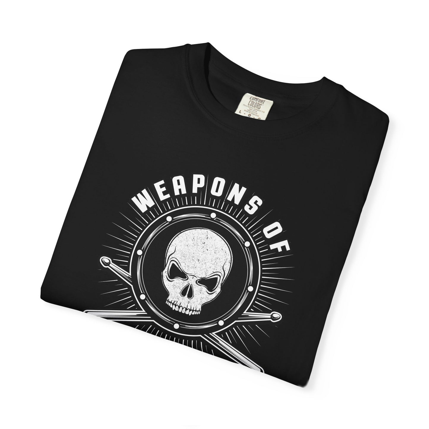 Weapons of Mass Percussion Shirt | Drummer T-Shirt | Comfort Colors Band Tee | Music Lover Gift | Percussionist Graphic Tee