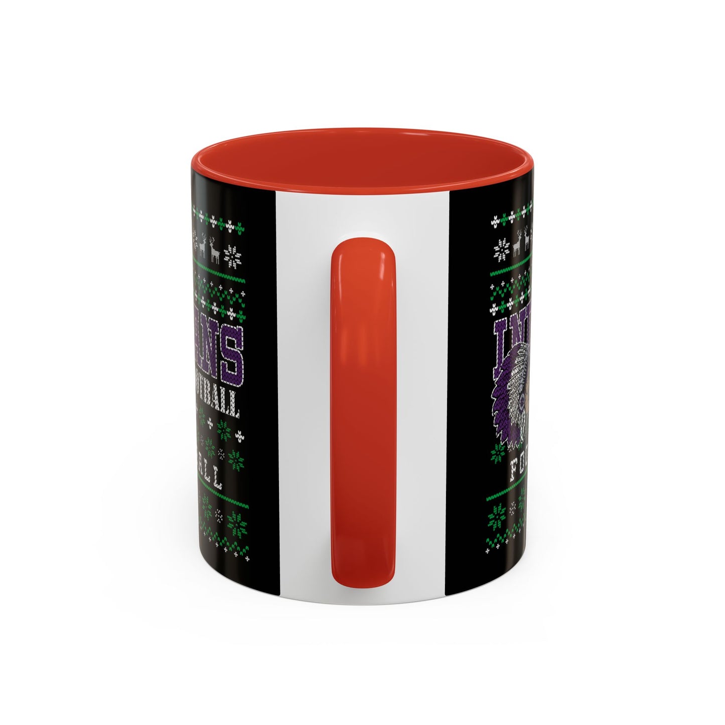 Festive Ugly Sweater Style Coffee Cup 11oz