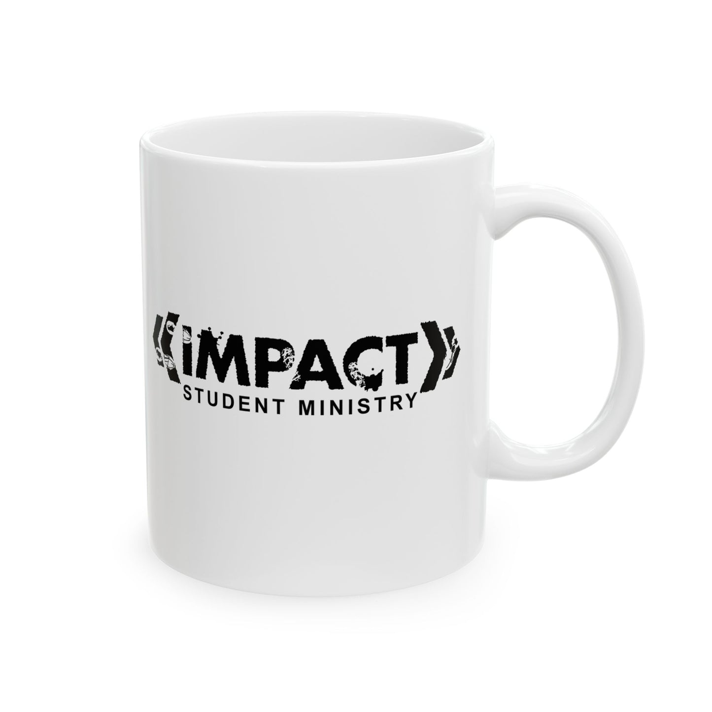 Impact Student Ministry White Mugs