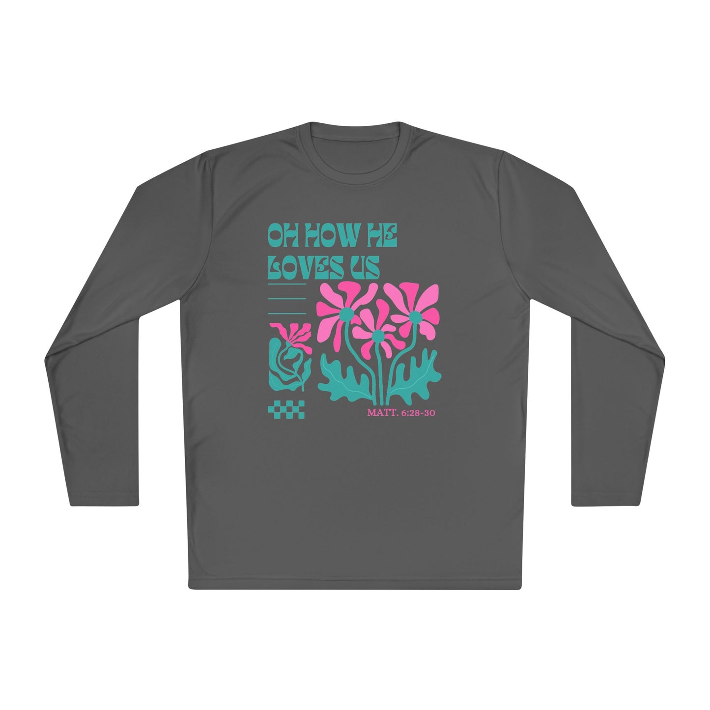 Long Sleeve Moisture Wicking Tee - Design 3 - KY Youth