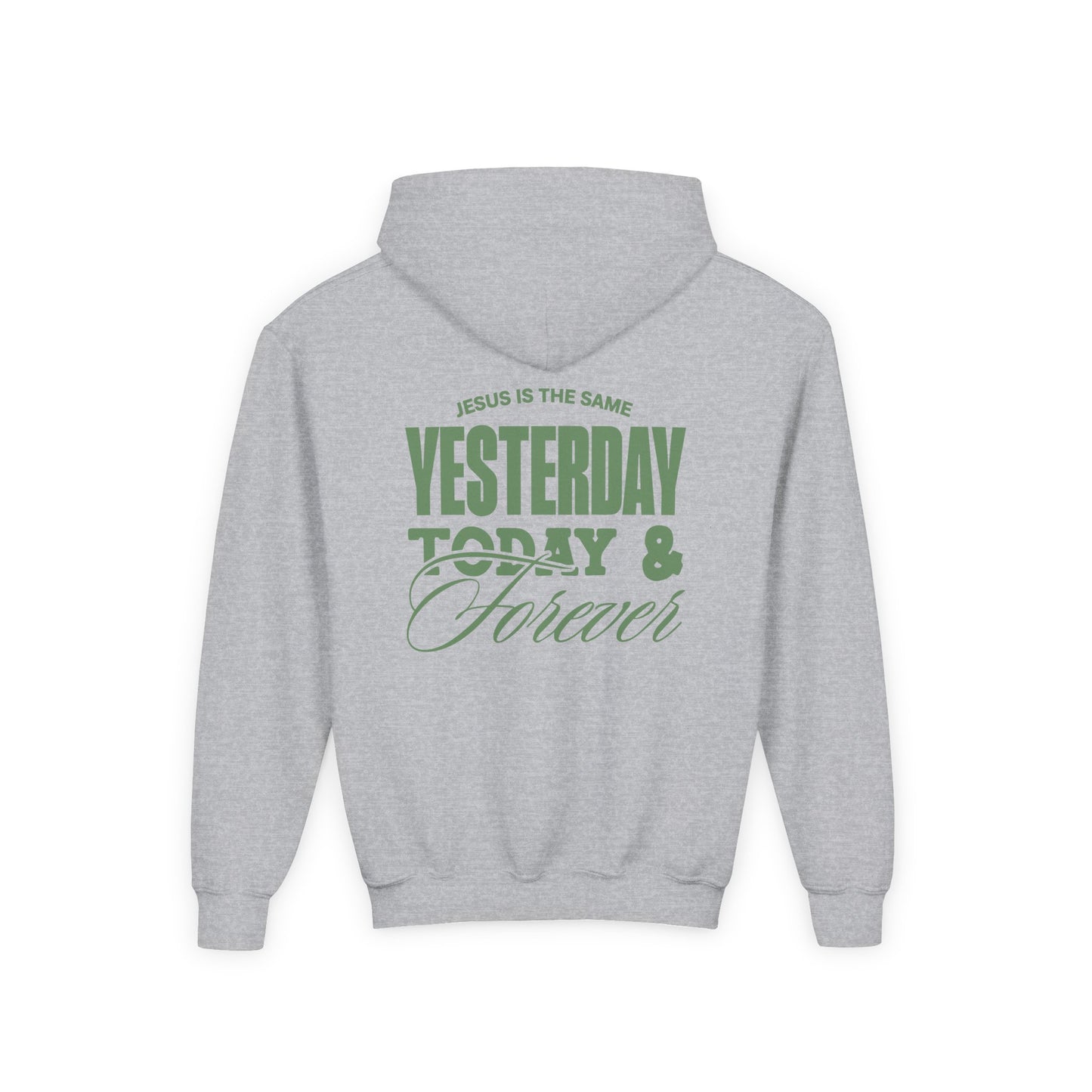 YOUTH - Basic Hoodie - Jesus is the Same - BBA