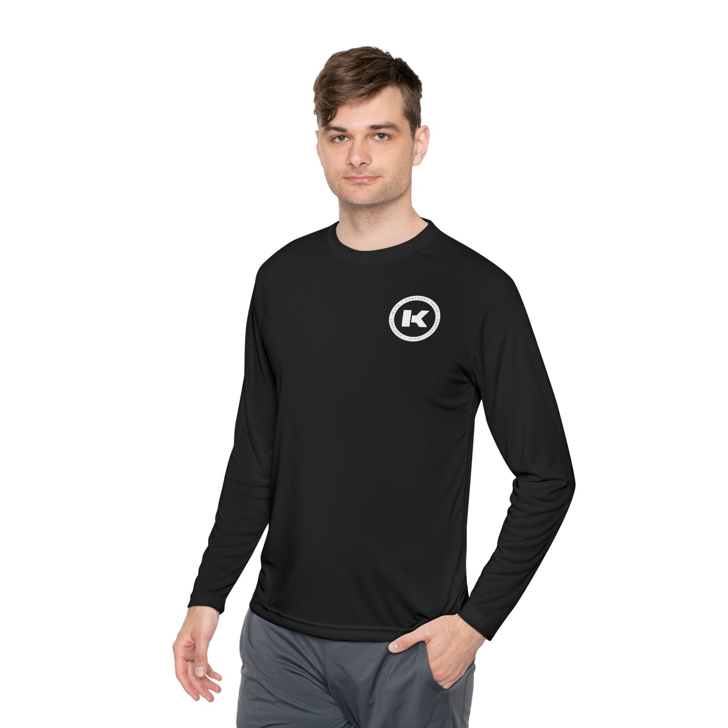 Long Sleeve Moisture Wicking Tee - Design 4 - KY Youth