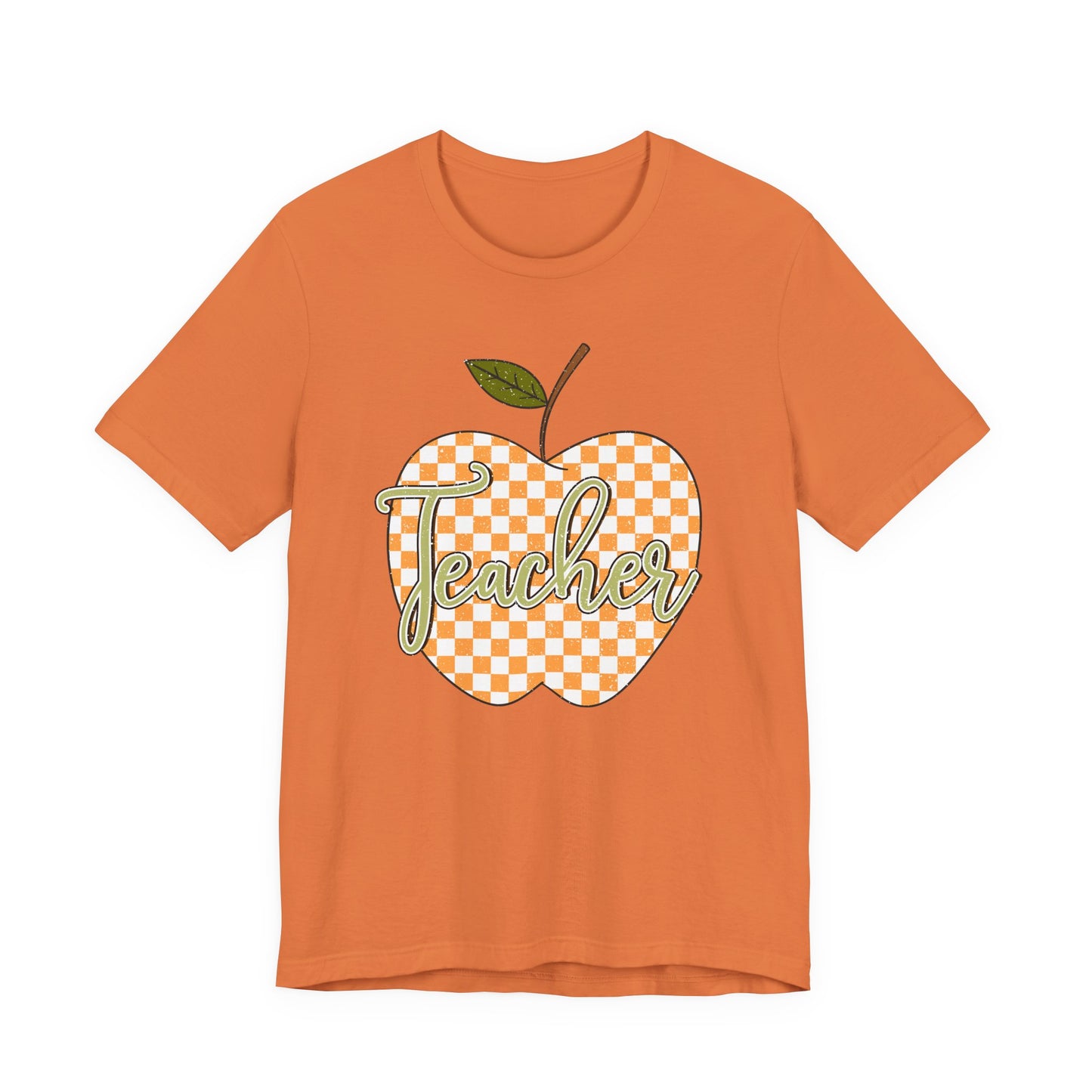 Apple Teacher Fall Shirt | Bella Canvas Teacher T-Shirt | Cute Autumn Teacher Outfit | Thanksgiving Teacher Graphic Tee