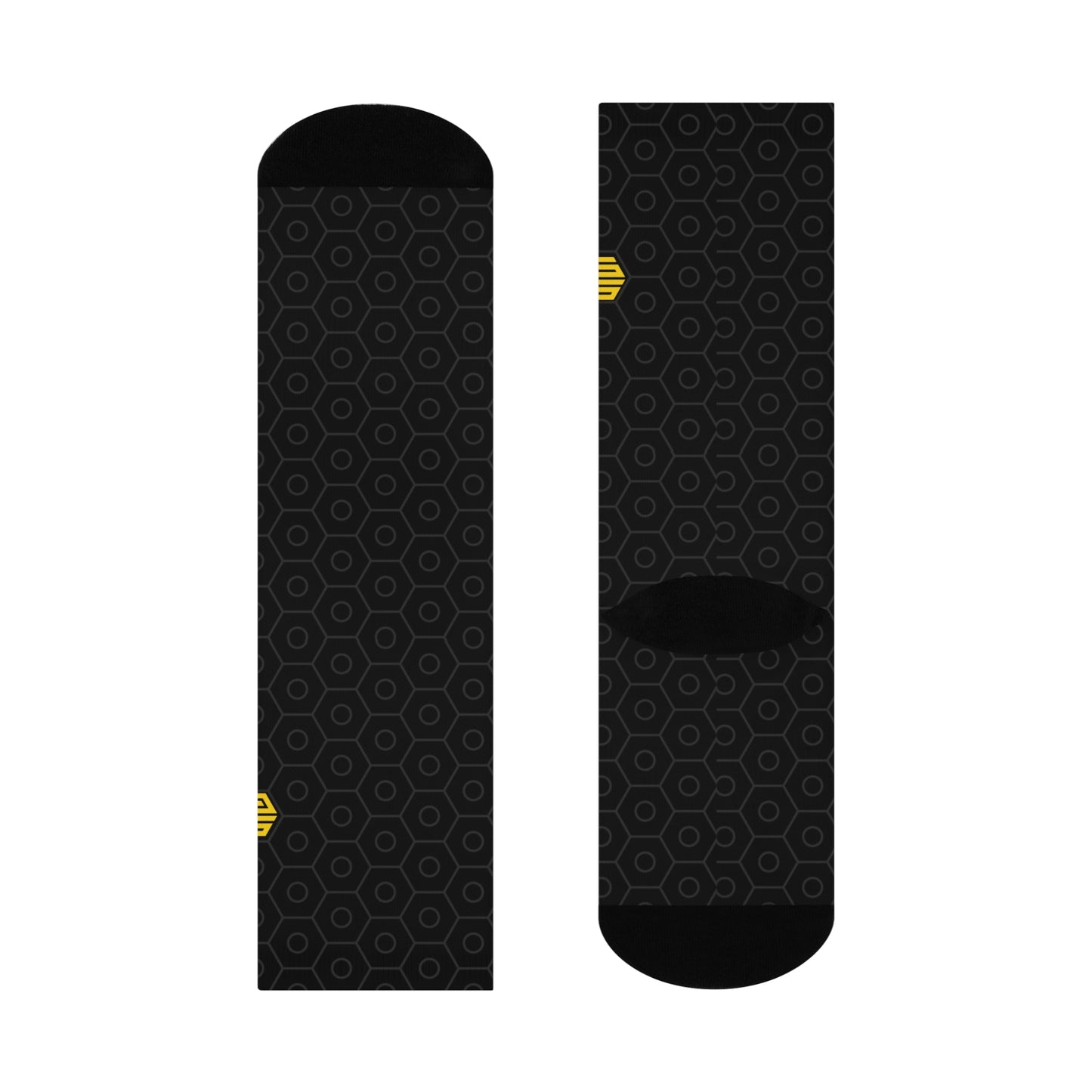 Sold Black Honeycomb - Socks - Stud Game Sports Honey Drip