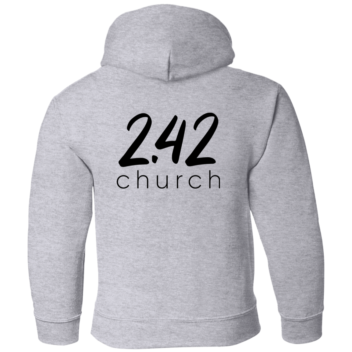 2.42 Church Hoodies - Black Logo