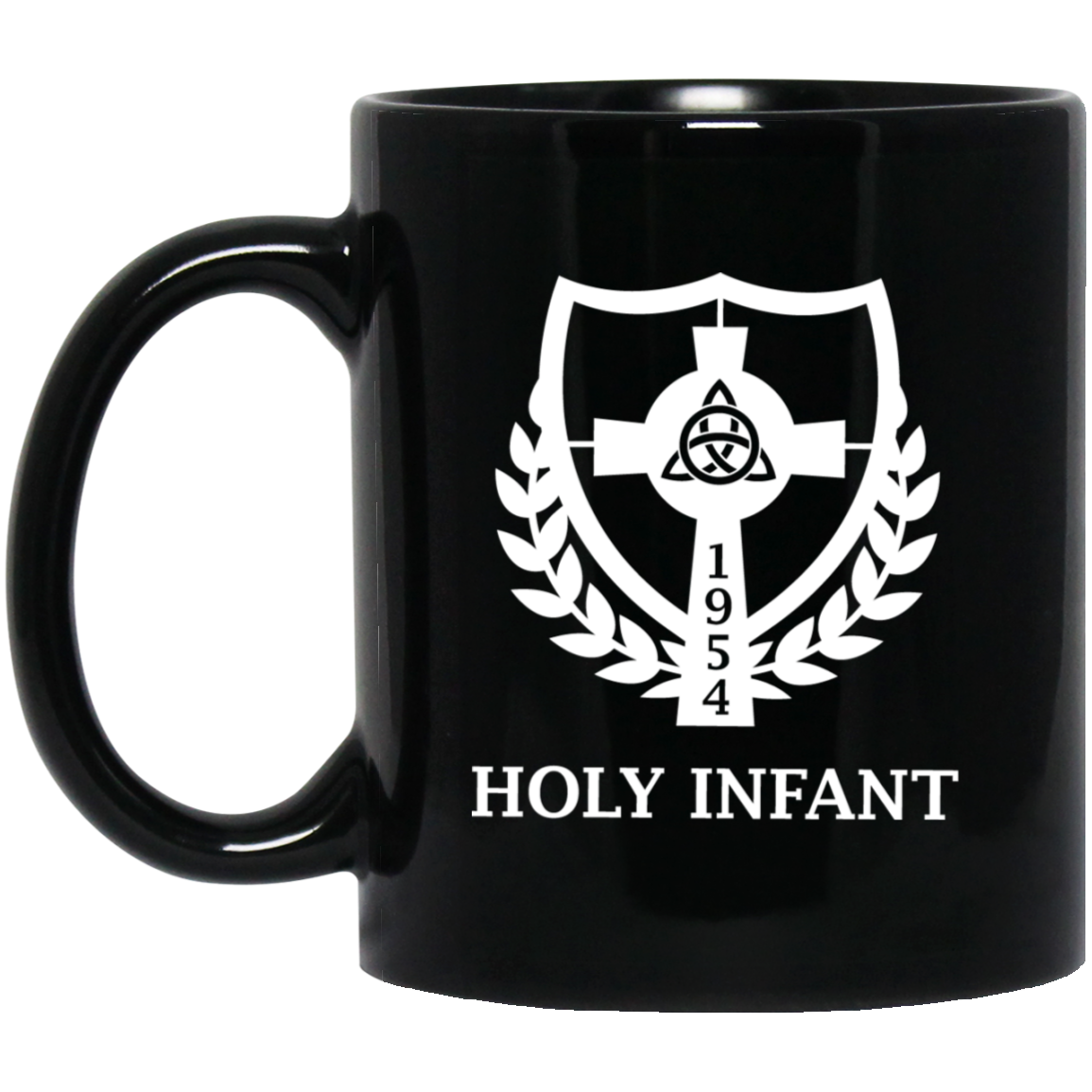 11oz Black Mug - Holy Infant