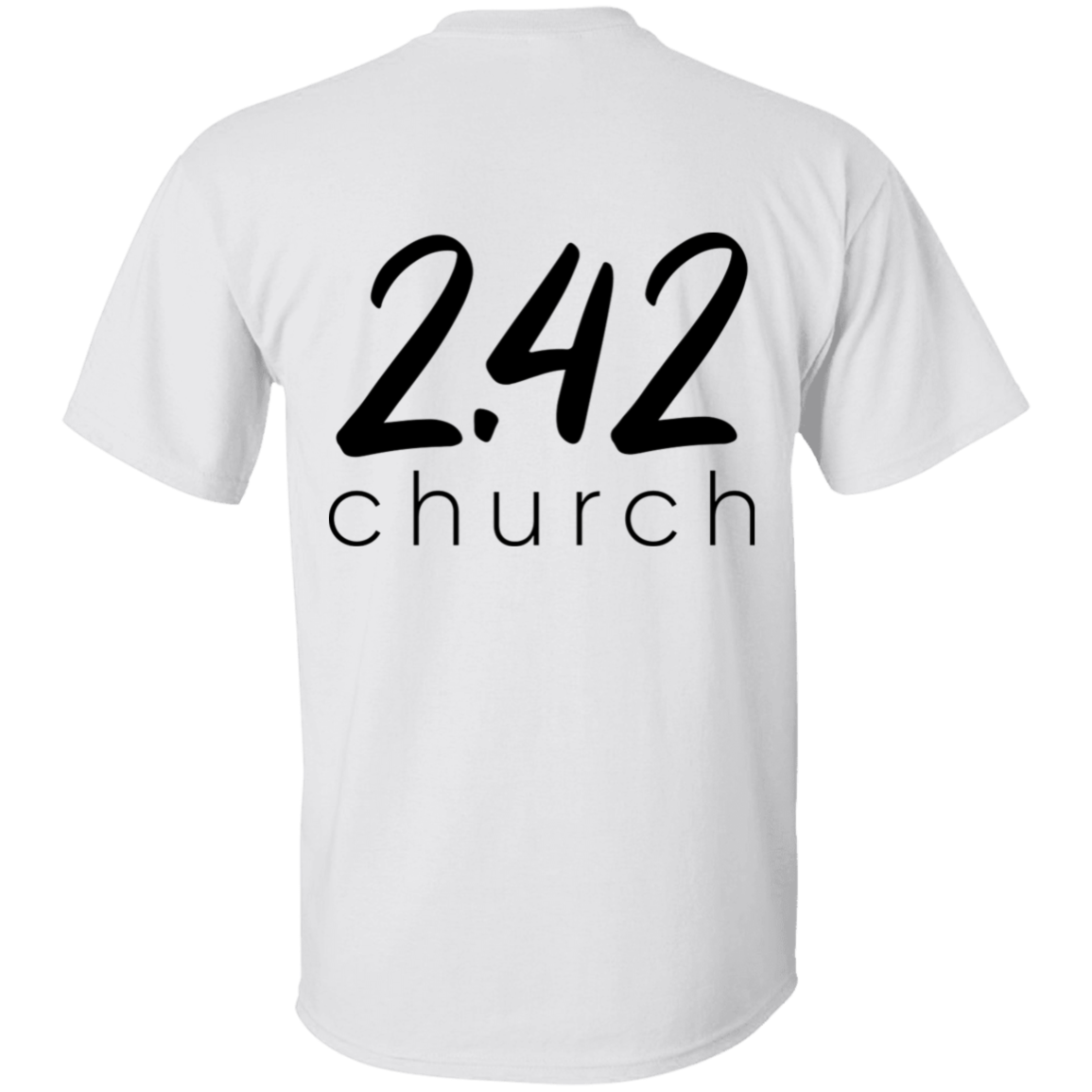 2.42 Church Shirts - Black Logo
