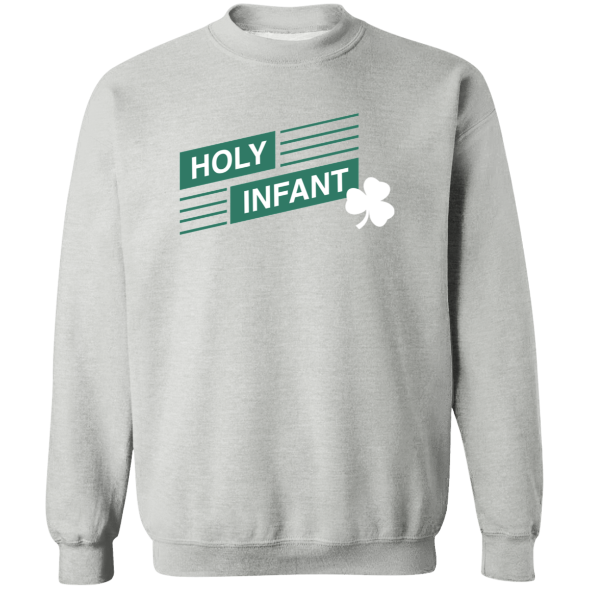 Crewneck Pullover Sweatshirt - Holy Infant - Slant Design