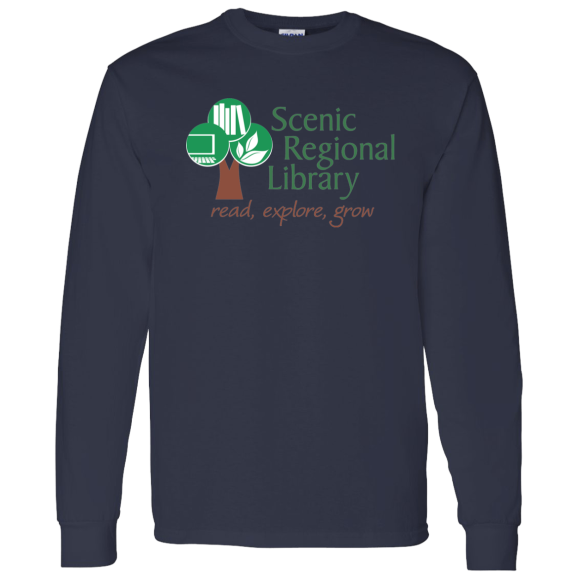 Scenic Regional Library Logo - Long Sleeves