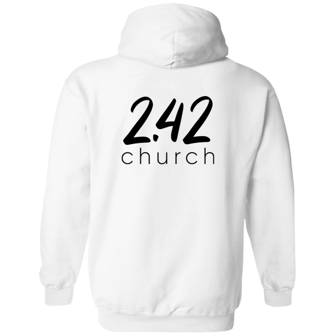 2.42 Church Hoodies - Black Logo