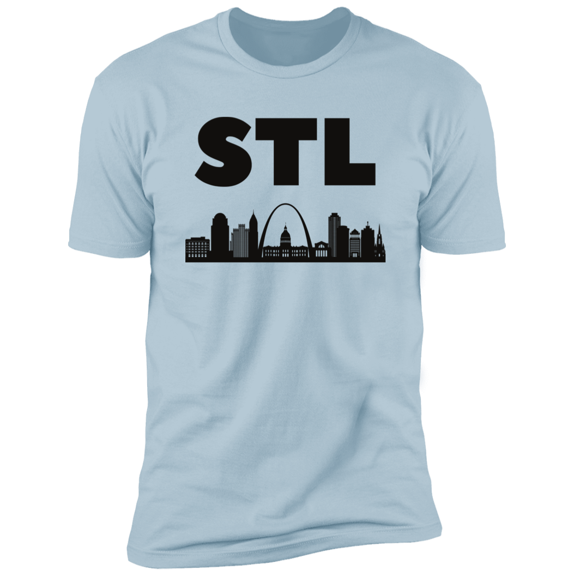 Premium Soft Cotton T-Shirt - STL Skyline