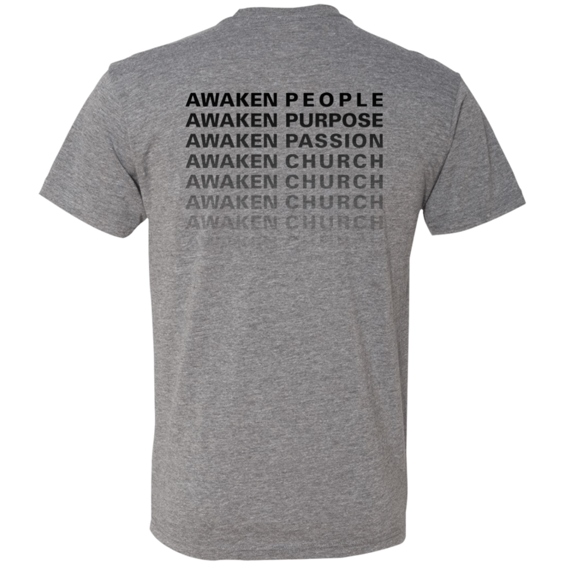 Awaken Church Premium Tees - Back Print