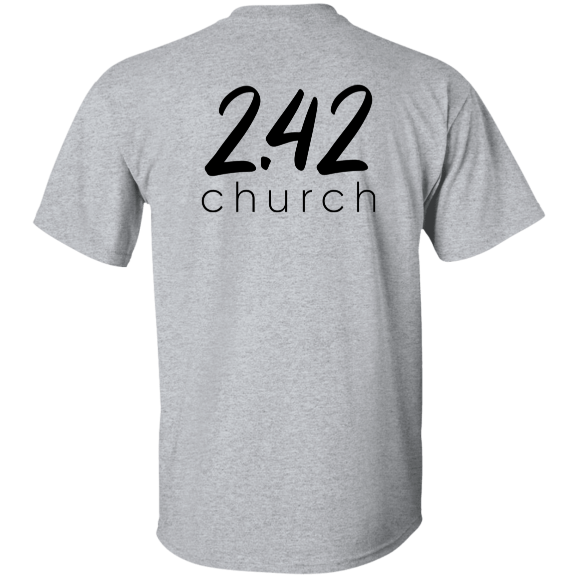 2.42 Church Shirts - Black Logo