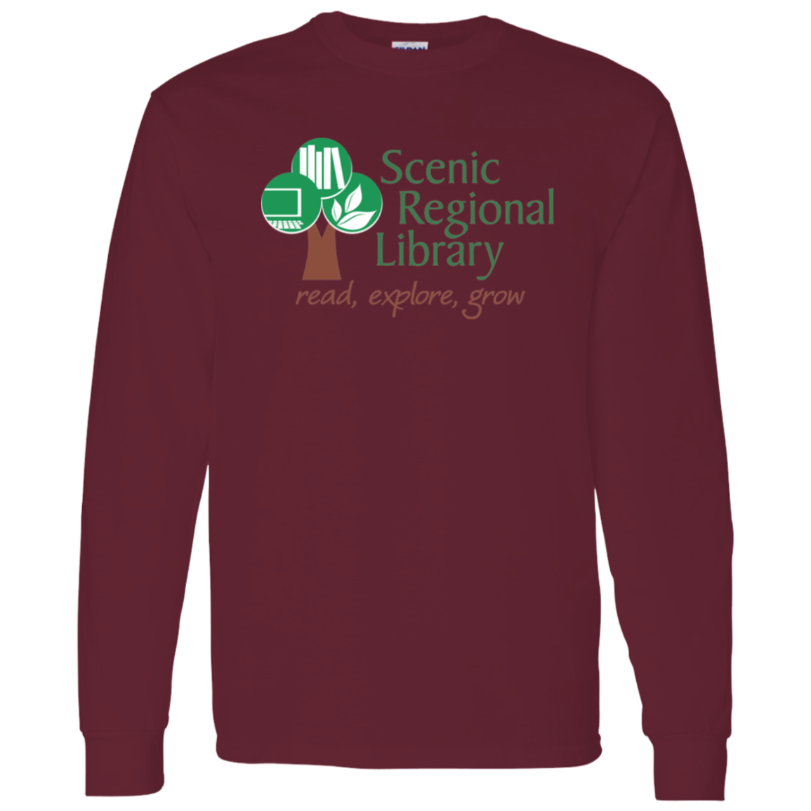 Scenic Regional Library Logo - Long Sleeves