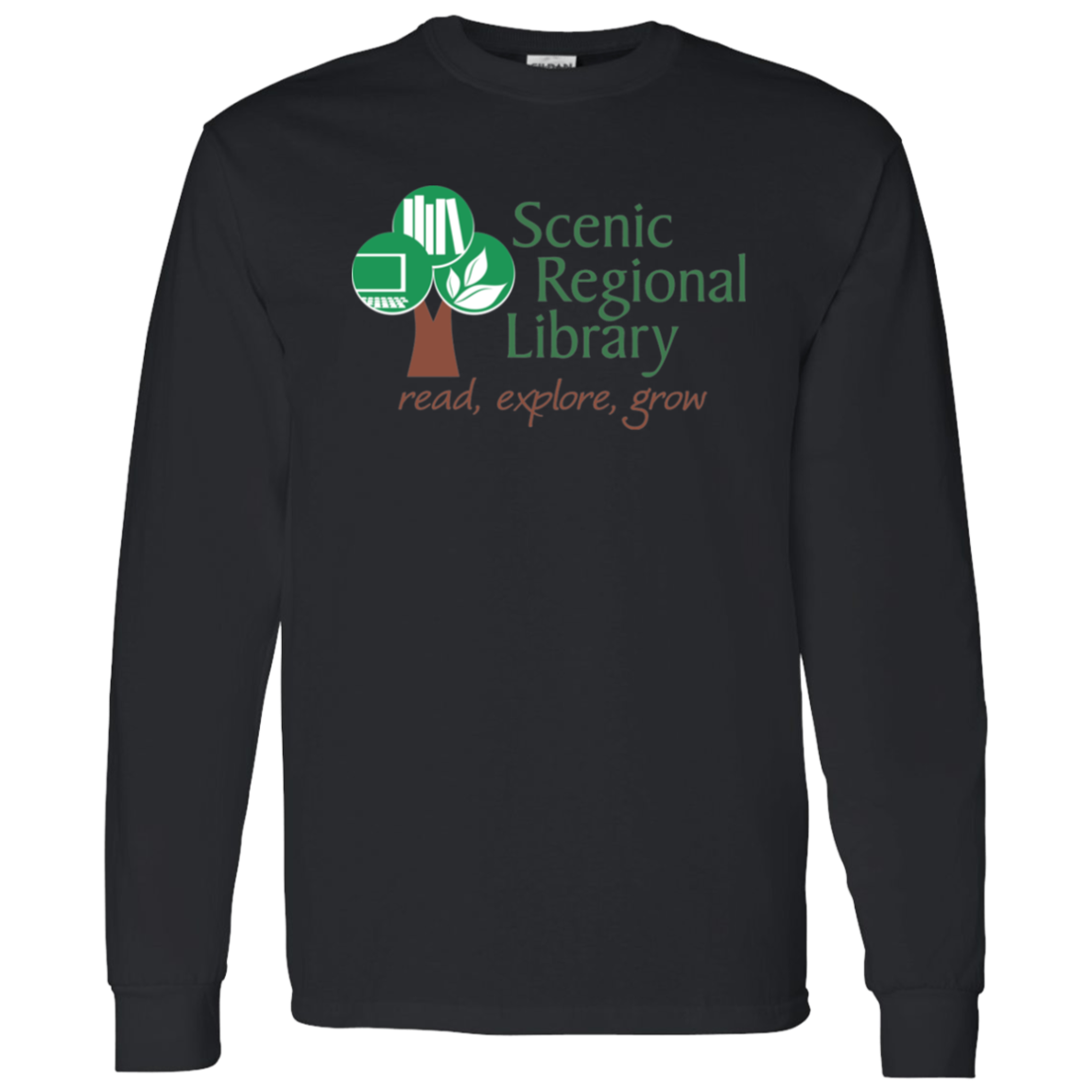 Scenic Regional Library Logo - Long Sleeves