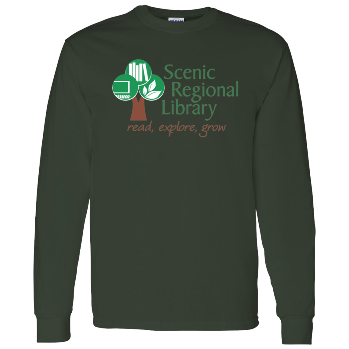 Scenic Regional Library Logo - Long Sleeves