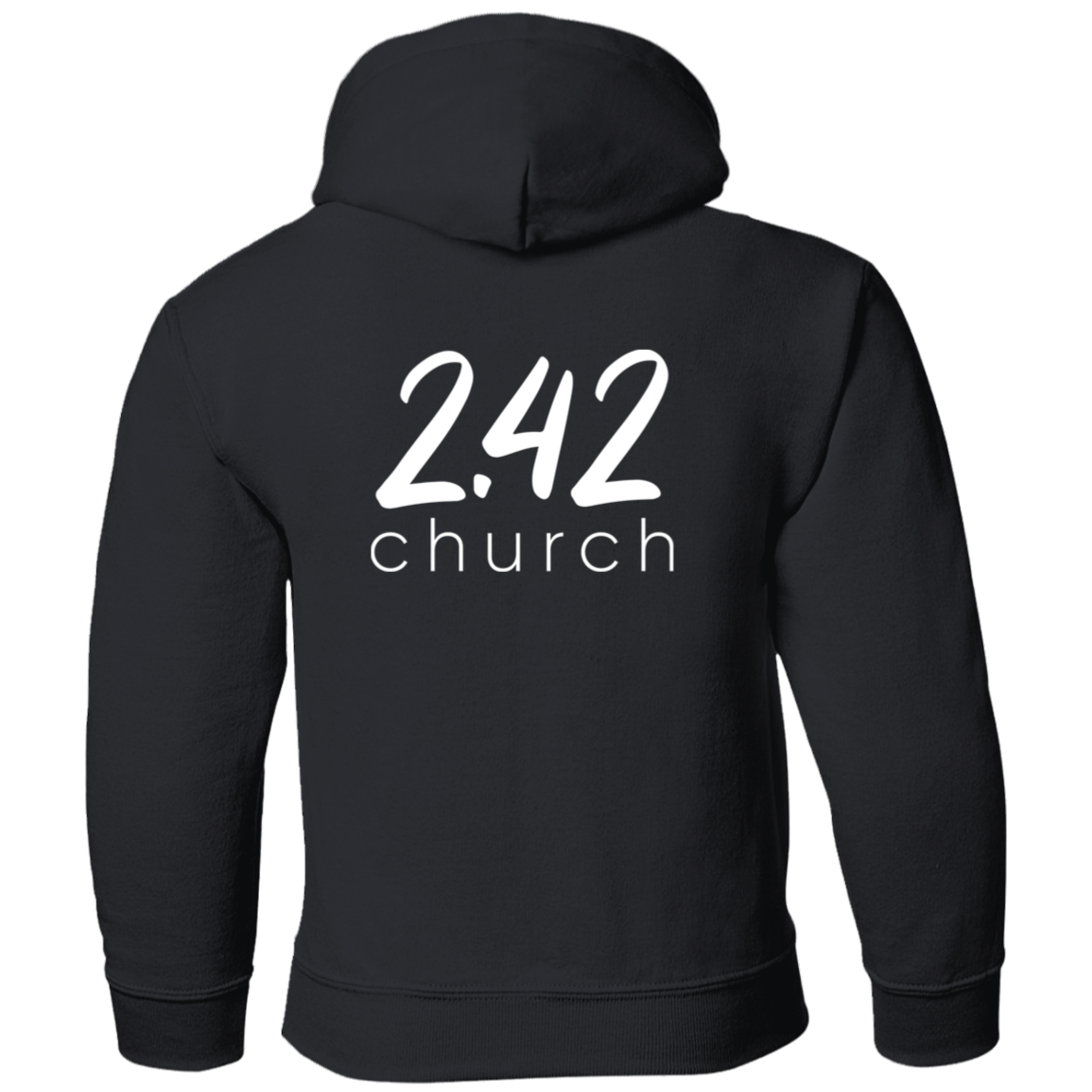 2.42 Church Hoodies - White Logo