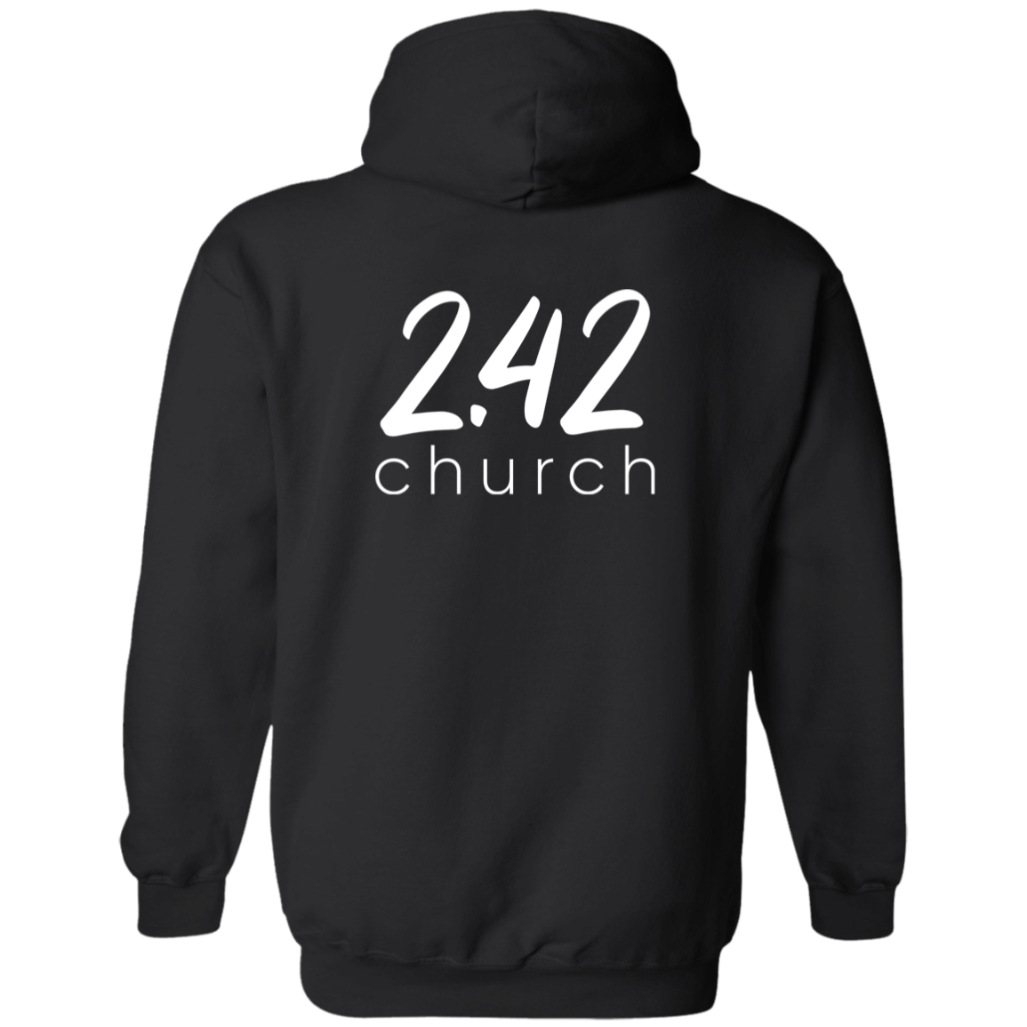 2.42 Church Hoodies - White Logo